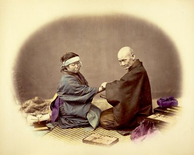 Japanse dokter en zijn patiënt, c.1890 door Kusakabe Kimbei